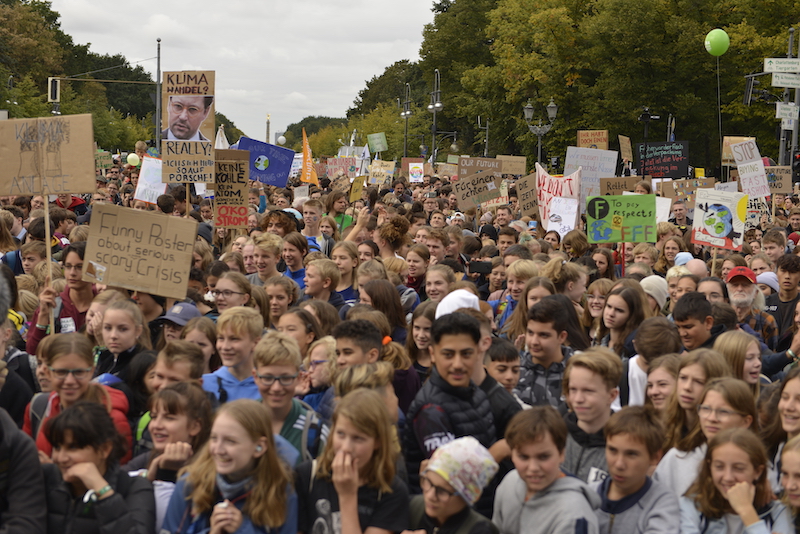 Youth climate strike in Germany, 20 September, 2019. Photo: Fridays for Future Deutschland.